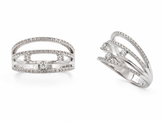 Anillo Recarlo Mujer in Oro Diamante 0.31 Ct ZN 535/B - ZN 535/B